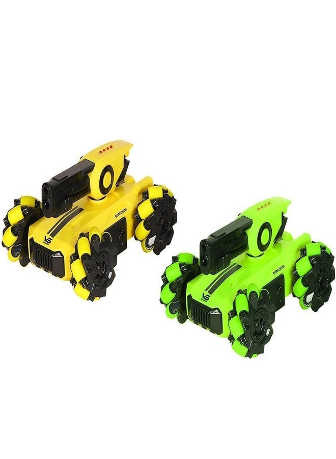 RAHU Remote Controllers 2.4ghz Battle Tank Infrared Remote Control Car Toys Monster Control Shooting Tank Game Set - 2 Piece Set - Image 5